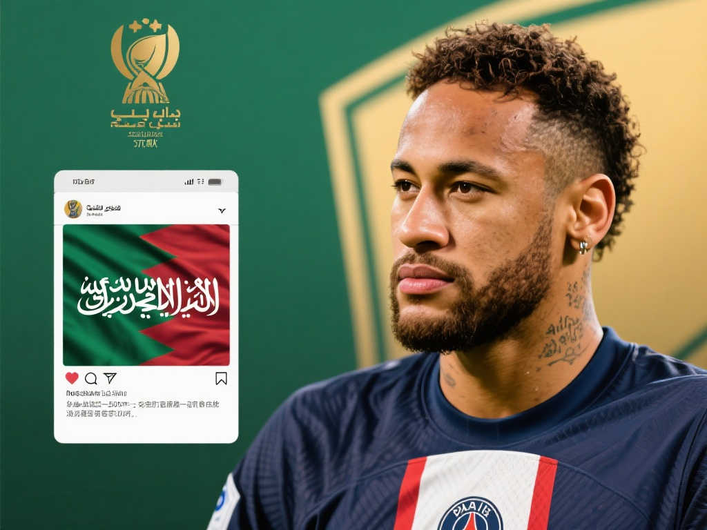 内马尔沙特宣传每帖价值50万欧,却仅发布一条 内马尔沙特宣传每帖价值50万欧,却仅发布一条