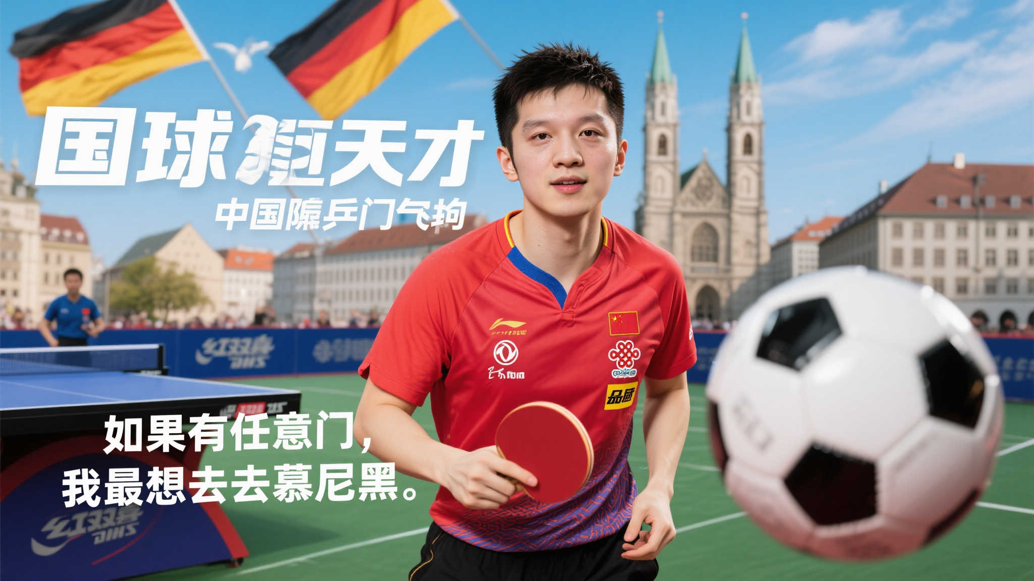 热爱体育的国球名将，与足球的不解之缘
在中国体坛